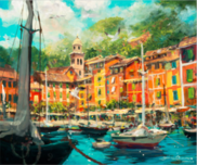 Artist James Coleman Artist James Coleman Reflections in Portofino (SN)